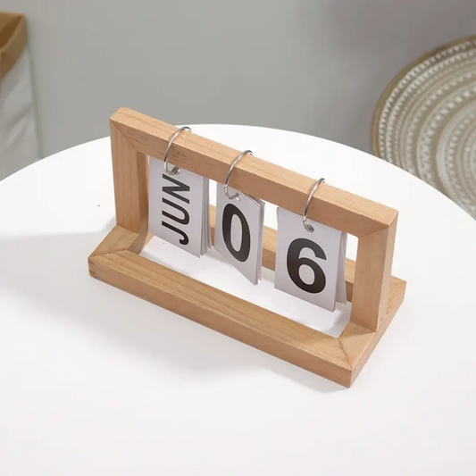 Elegant Flip Desk Calendar for Home & Office Display